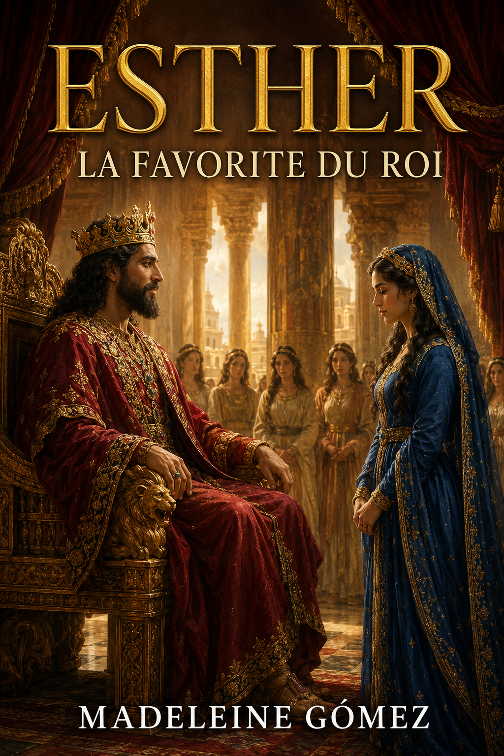 Cover of “ESTHER LA FAVORITE DU ROI”, a novel by Madeleine Gómez